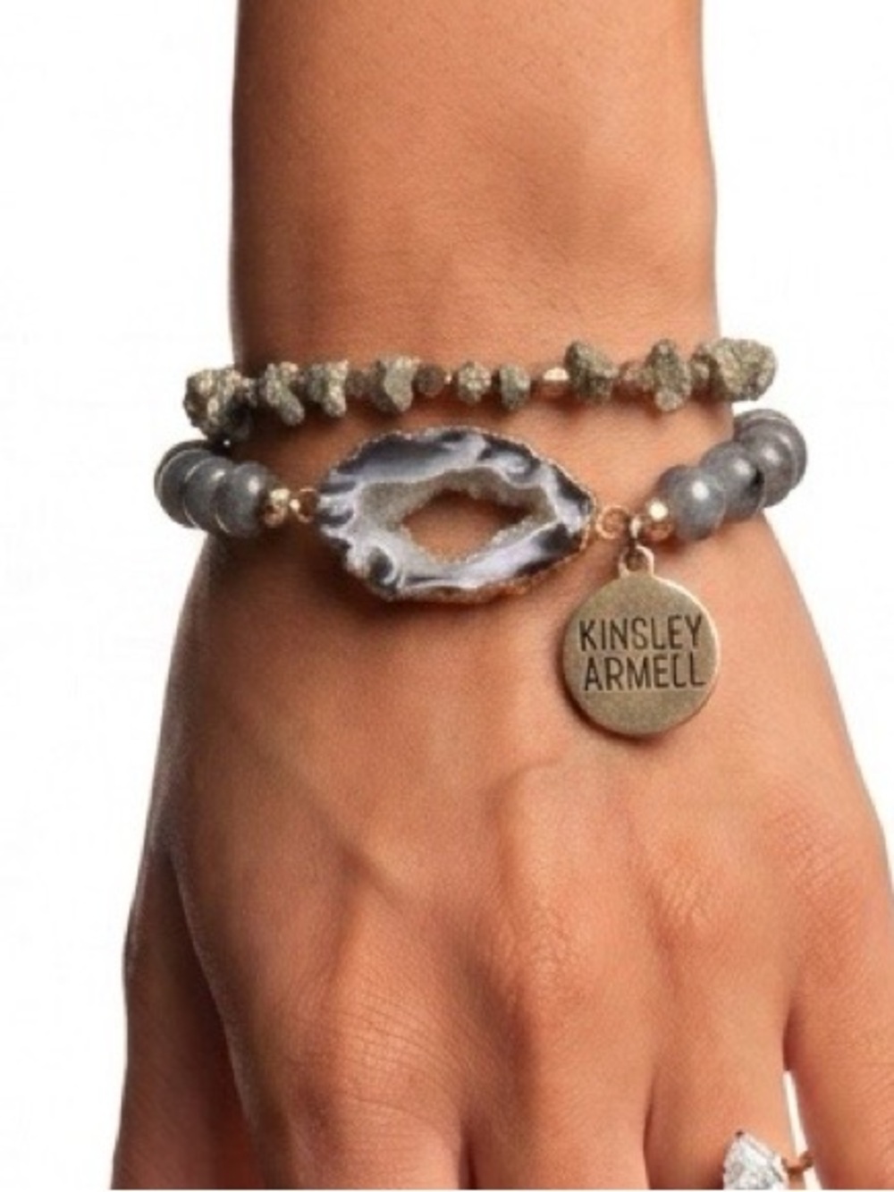 Kinsley Armelle Geode Collection Bracelets